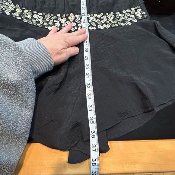 Re:Sound black sequin tank dress size M - Picture 8 of 9